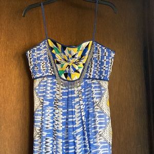 Anthropologie Ranna Gil Sun Burst Maxi Dress NWT
